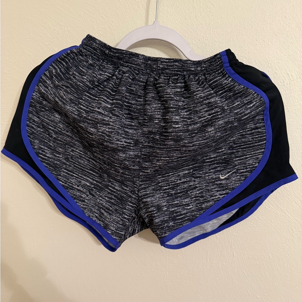 Nike Women's Athletic Shorts in Black and Blue